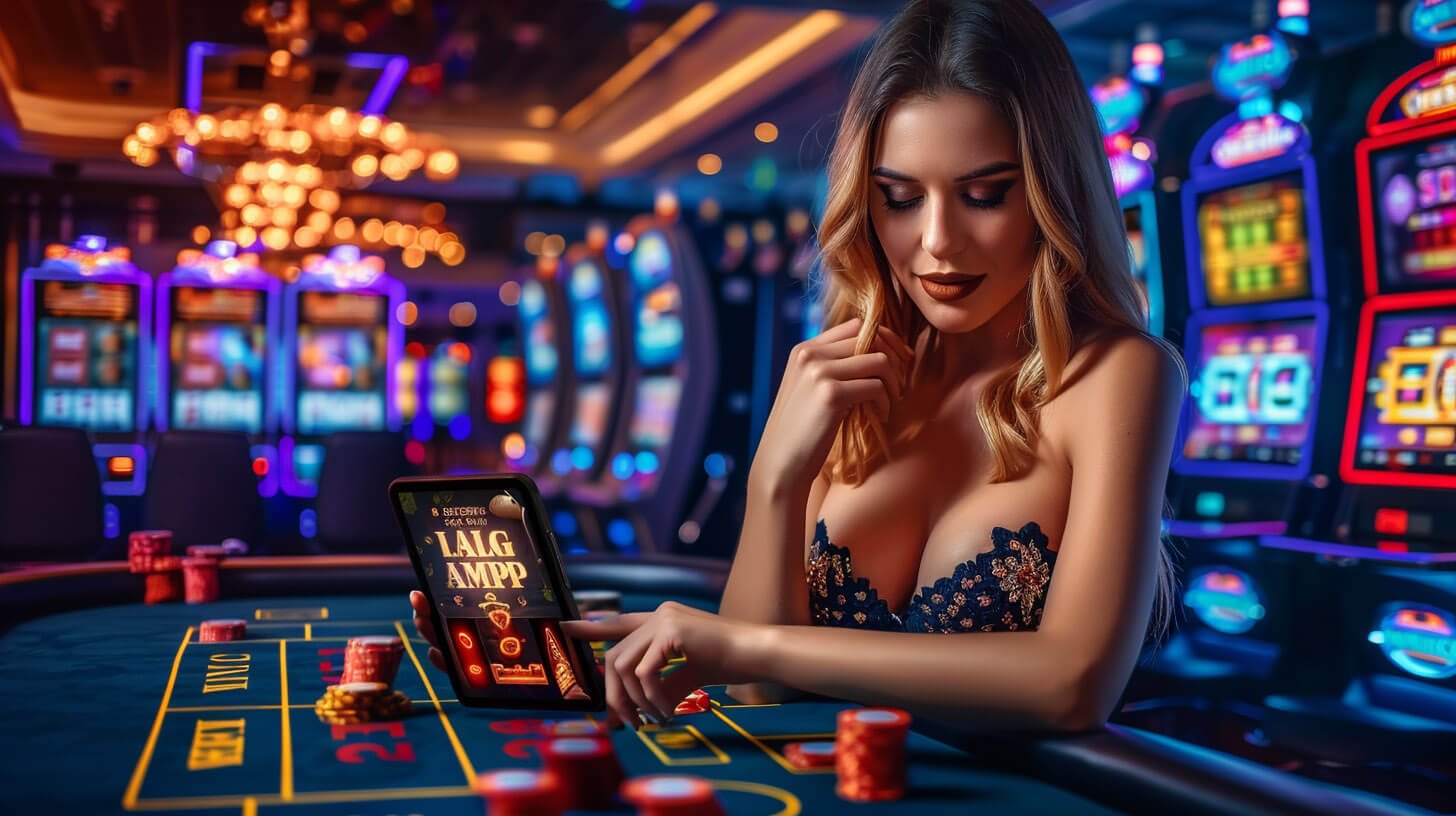 Meja live dealer Texas Poker dengan studio profesional aneba